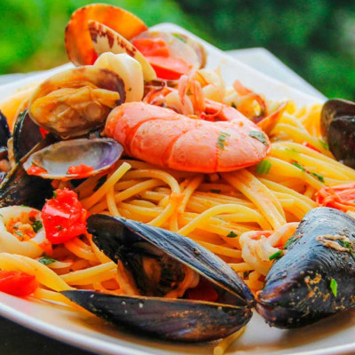 Spaghetti ai frutti di mare...